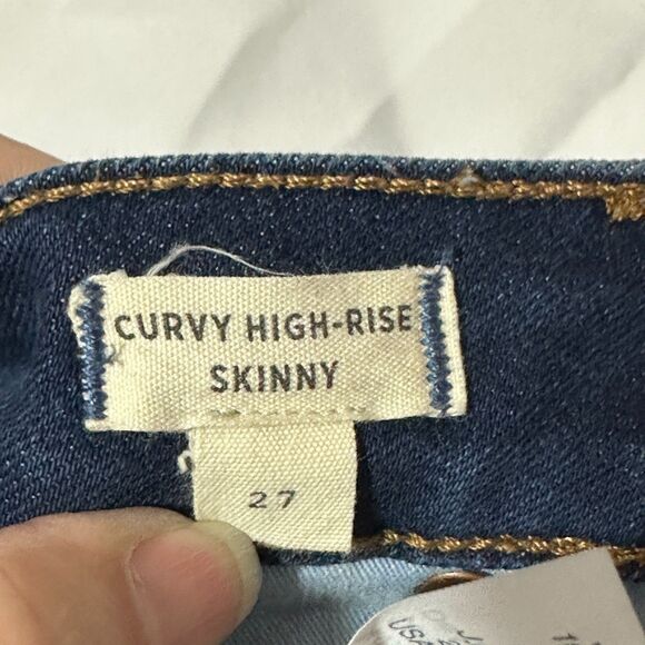 Madewell Blue Jean Curvy High Rise Skinny - Picture 3 of 12